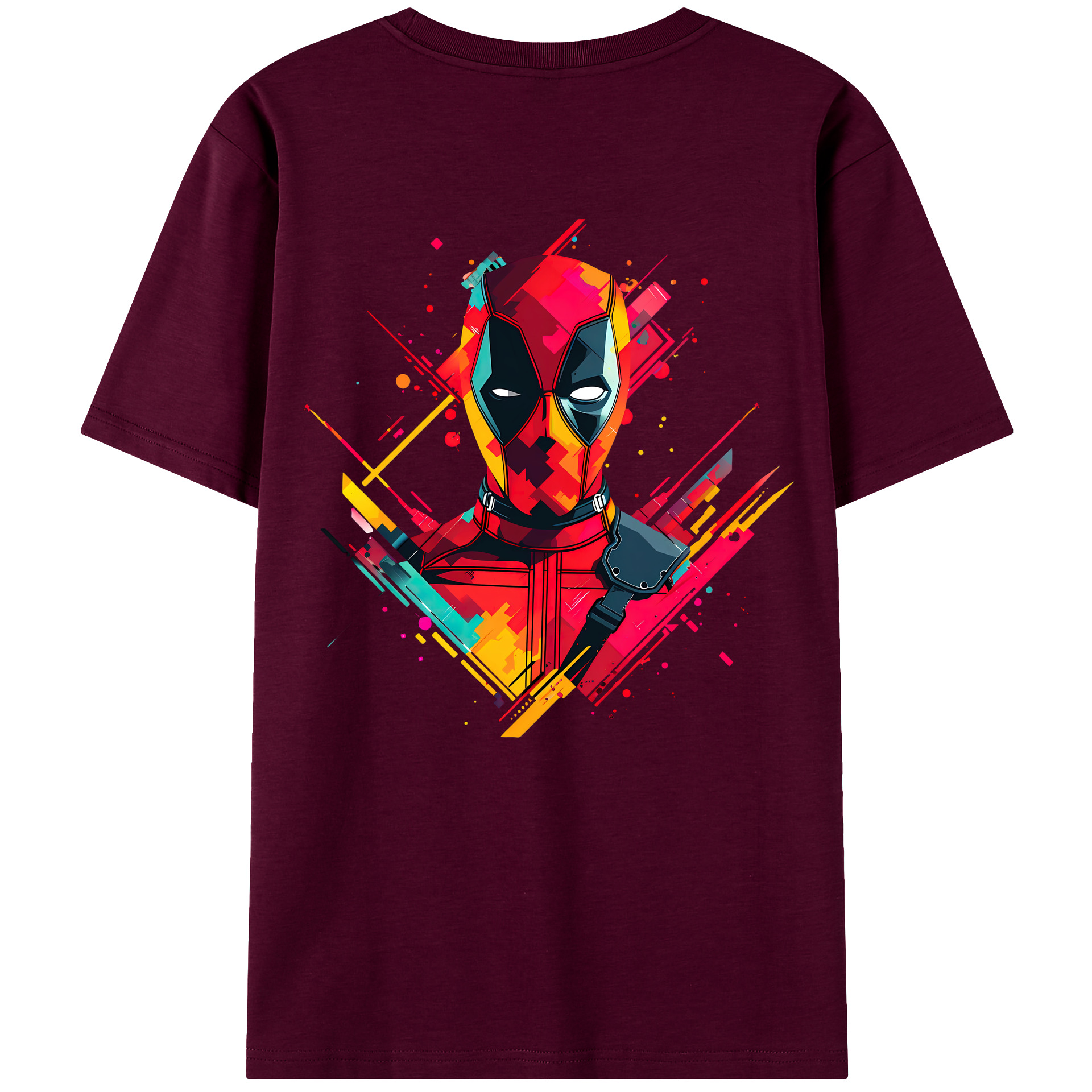 （画像用） Deadpool デッドプール レディース半袖Tシャツ(バックプリント)